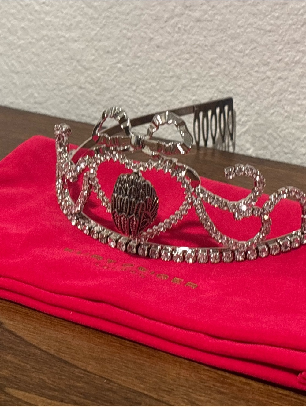 Kurt Geiger Silver Tone Tiara - Picture 12 of 12